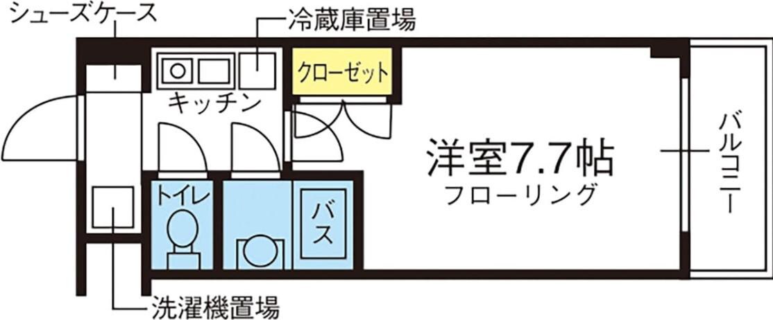 エピカリス八尾の物件間取画像