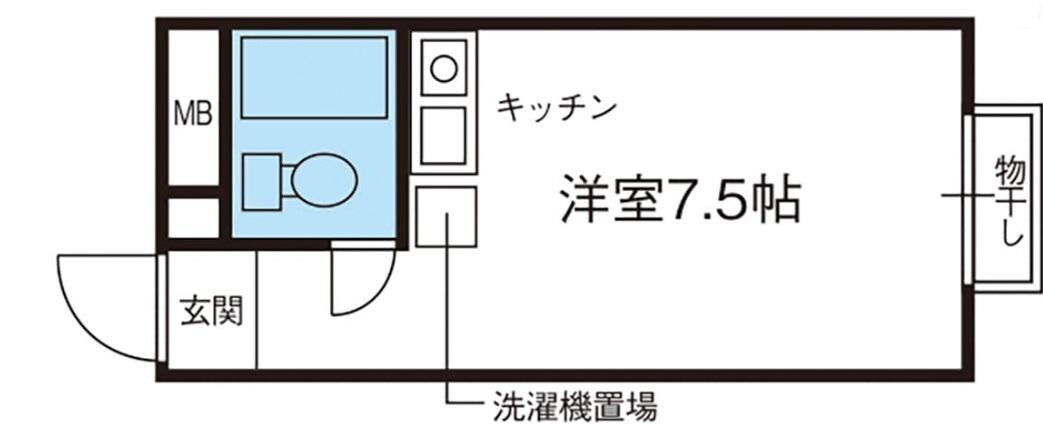 サンハイム木田の物件間取画像