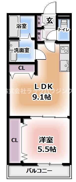 大和田駅 徒歩3分 2階の物件間取画像