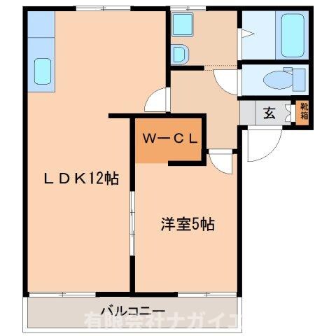 コンフォート社A棟の物件間取画像