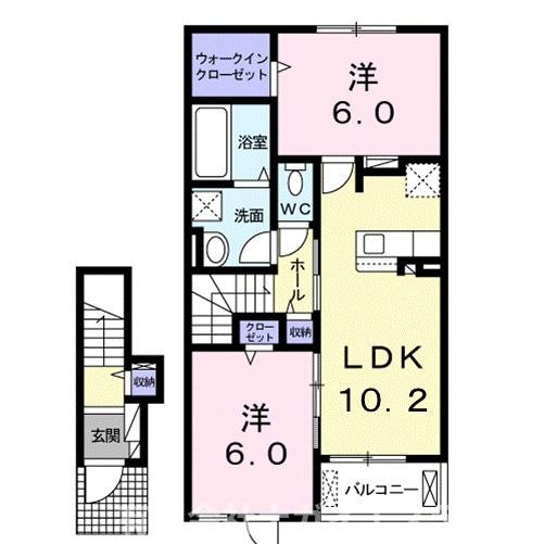 エスラルの物件間取画像