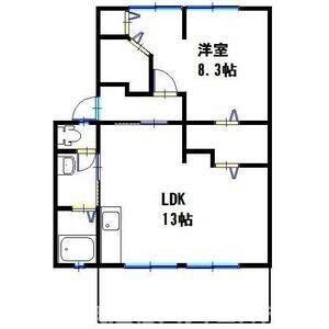 ハイツサンライフDの物件間取画像