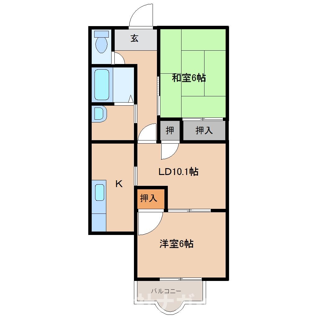 加西市玉野町(アネックス B）の物件間取画像