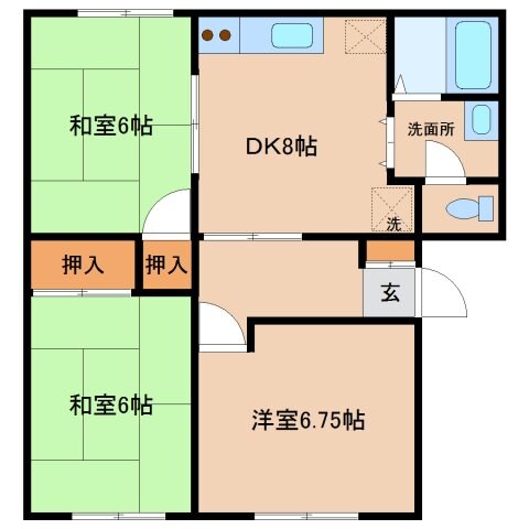 グレースヒルの物件間取画像