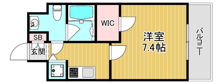 T's SQUARE 城東野江の物件間取画像