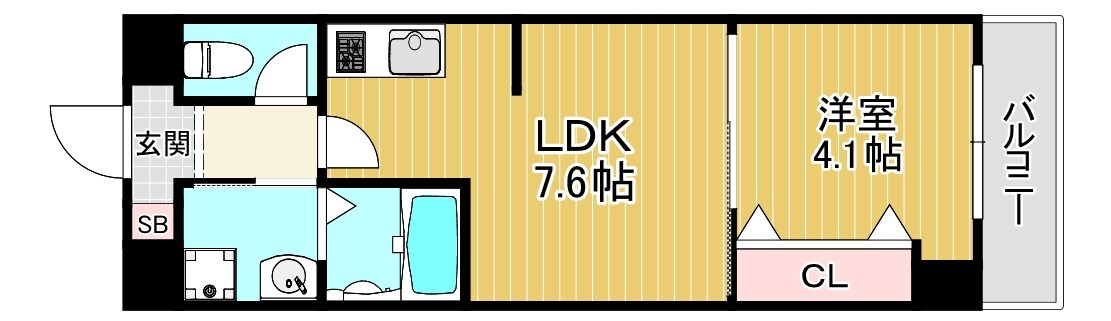 マイロード新森の物件間取画像