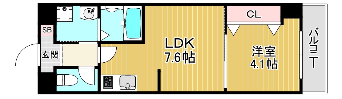 マイロード新森の物件間取画像