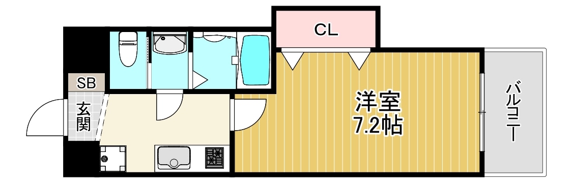 Luxe鶴見の物件間取画像