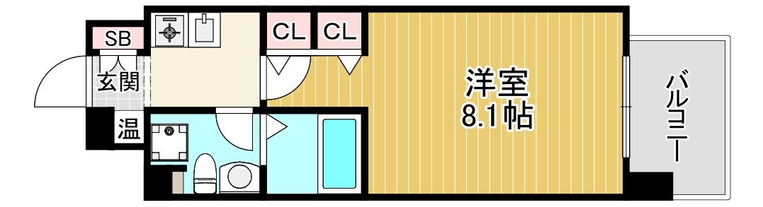 グラマシー京橋の物件間取画像