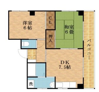 清水駅 徒歩3分 4階の物件間取画像