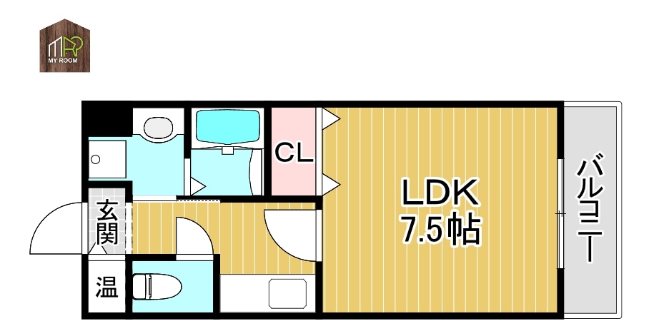 千林大宮駅 徒歩6分 9階の物件間取画像