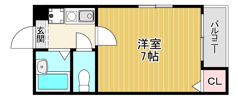 メゾン・パルクの物件間取画像