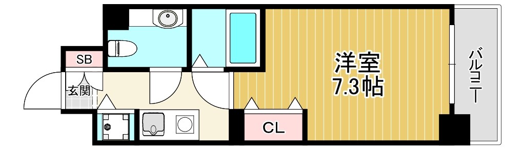 ヴィヴィッド京橋の物件間取画像