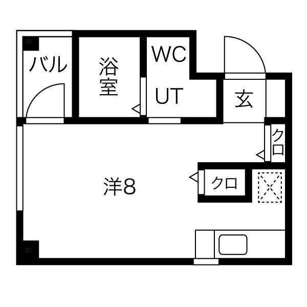 セレブコート京橋の物件間取画像