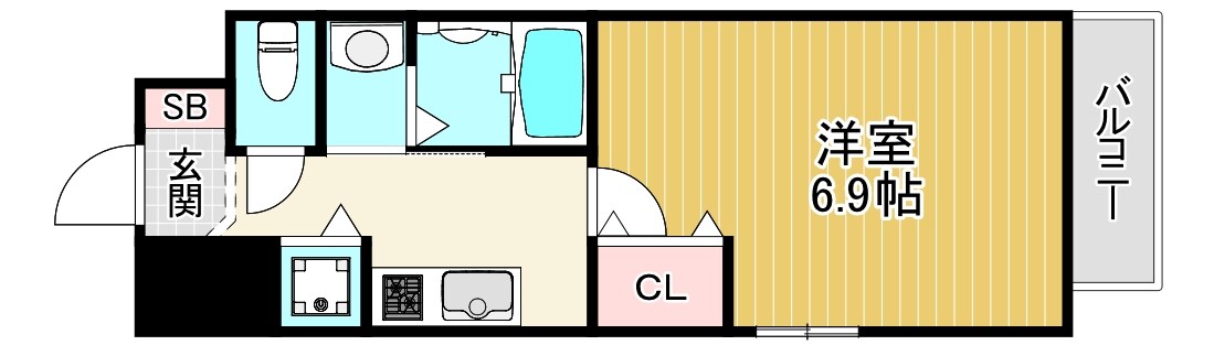 LiveCasa城東野江の物件間取画像