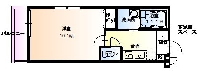 フジパレス中宮Ⅱ番館の物件間取画像