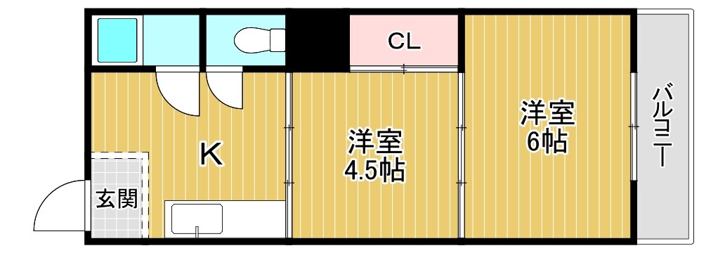 Regalo新森A棟の物件間取画像