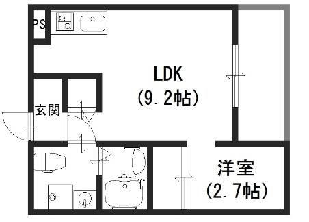 エルデ赤川の物件間取画像