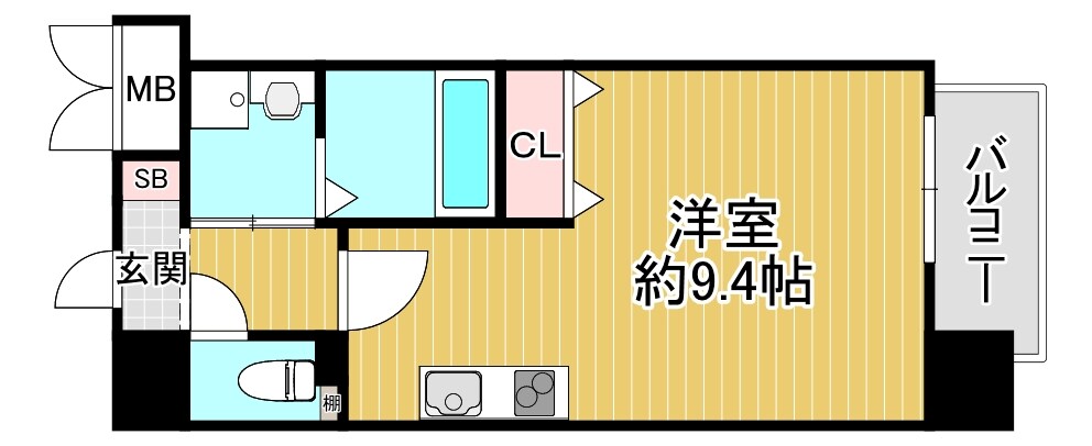 エス・キュート城東中央の物件間取画像