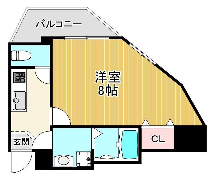 サンプラザ清水駅前の物件間取画像