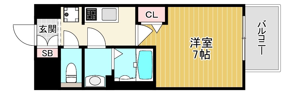 森ノ宮駅 徒歩11分 13階の物件間取画像