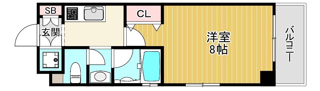 アクティコート京橋の物件間取画像