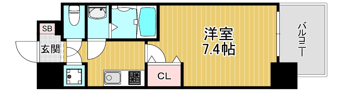 セレニテ京橋クレアの物件間取画像