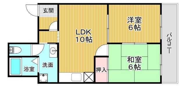 コスモスライフの物件間取画像