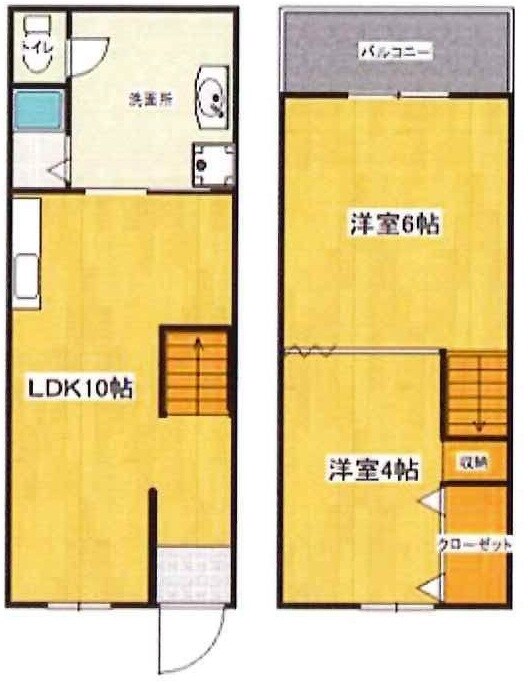 新森6丁目貸家4の物件間取画像