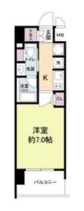 森小路駅 徒歩3分 10階の物件間取画像