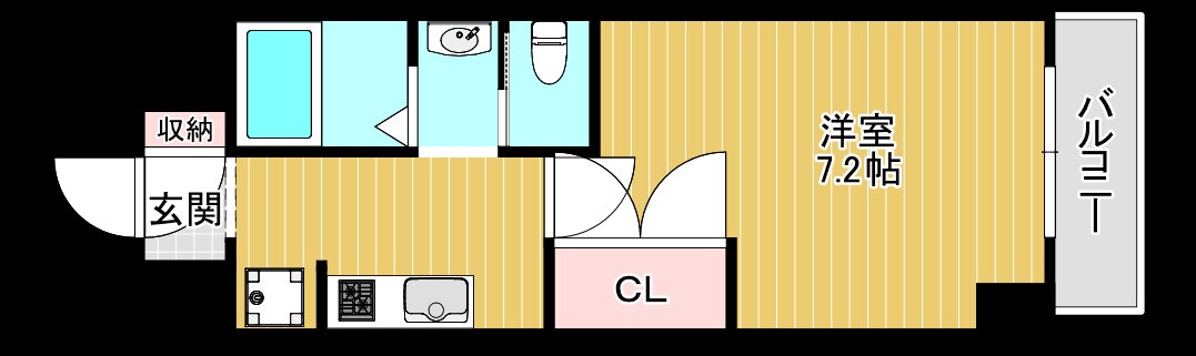 エスカーサ大阪城東の物件間取画像