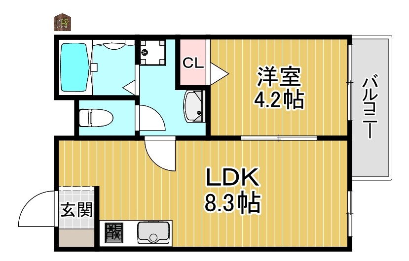 Dias東石切の物件間取画像