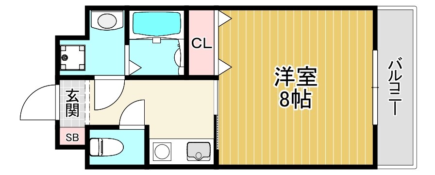 コンフォート生江の物件間取画像