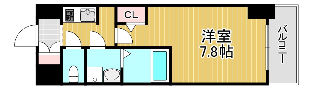 S-RESIDENCE野江の物件間取画像
