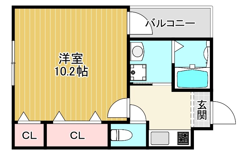 フジパレス中宮の物件間取画像