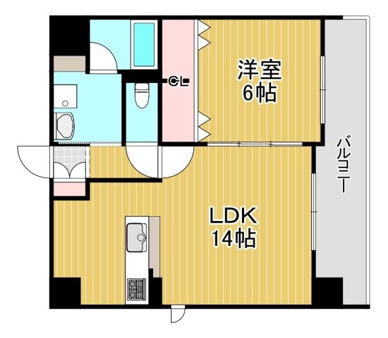 レジディア城北公園通の物件間取画像