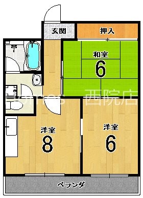 ロイヤルコーポの物件間取画像