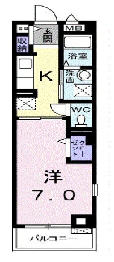 ブーゲンビリア　プレイスの物件間取画像