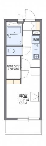 レオパレスハスネーラの物件間取画像