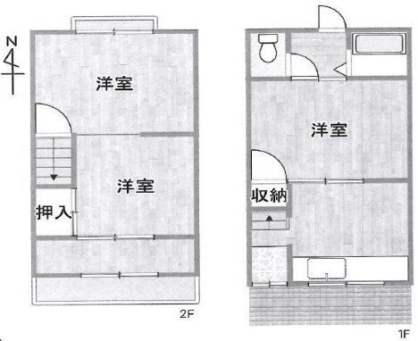 三宅中4丁目テラスの物件間取画像