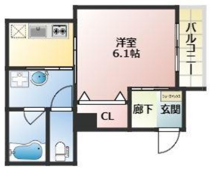 グランメゾン南余部の物件間取画像