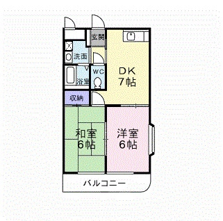 増田ハイムの物件間取画像