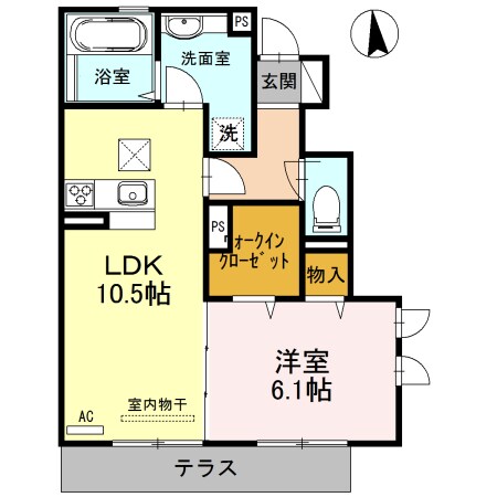 清友ハウスⅡの物件間取画像