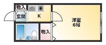 マンションメグミ田口の物件間取画像