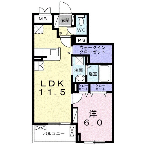 ルーセント　ファーロの物件間取画像