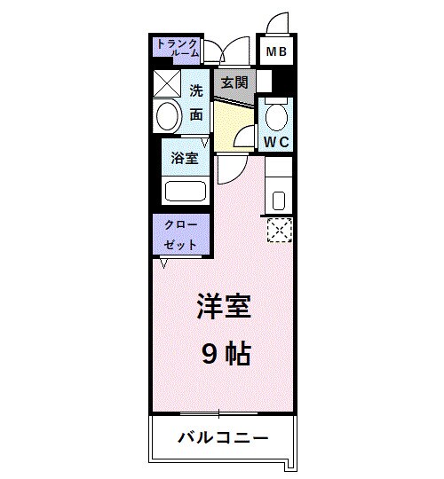 メゾン・クレールの物件間取画像