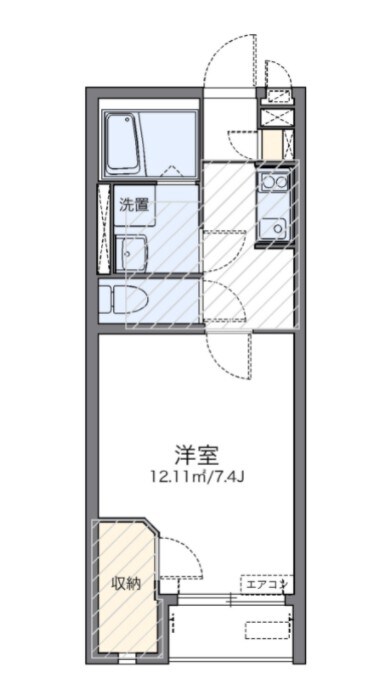 鴨居駅 徒歩26分 1階の物件間取画像