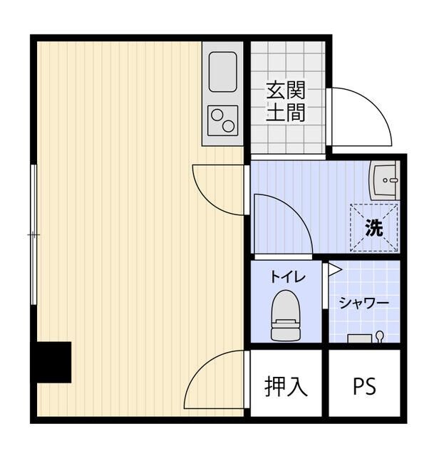 プルメリア中丸の物件間取画像