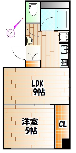 ジュネス西麻布の物件間取画像