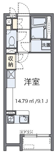 田奈駅 徒歩5分 1階の物件間取画像